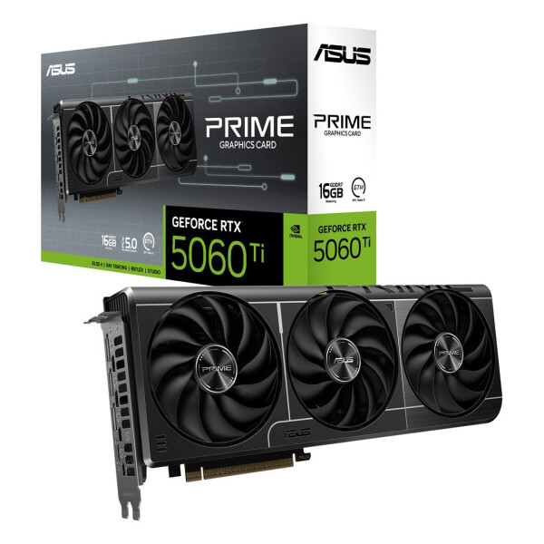 Asus GeForce RTX 5060 Ti 16GB GDDR7 Prime Κάρτα Γραφικών Κωδικός 90YV0MH3-M0NA00