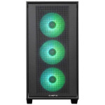 Chieftec Hunter 3 Gaming Midi Tower Κουτί Υπολογιστή με Πλαϊνό Παράθυρο και ARGB Φωτισμό Μαύρο