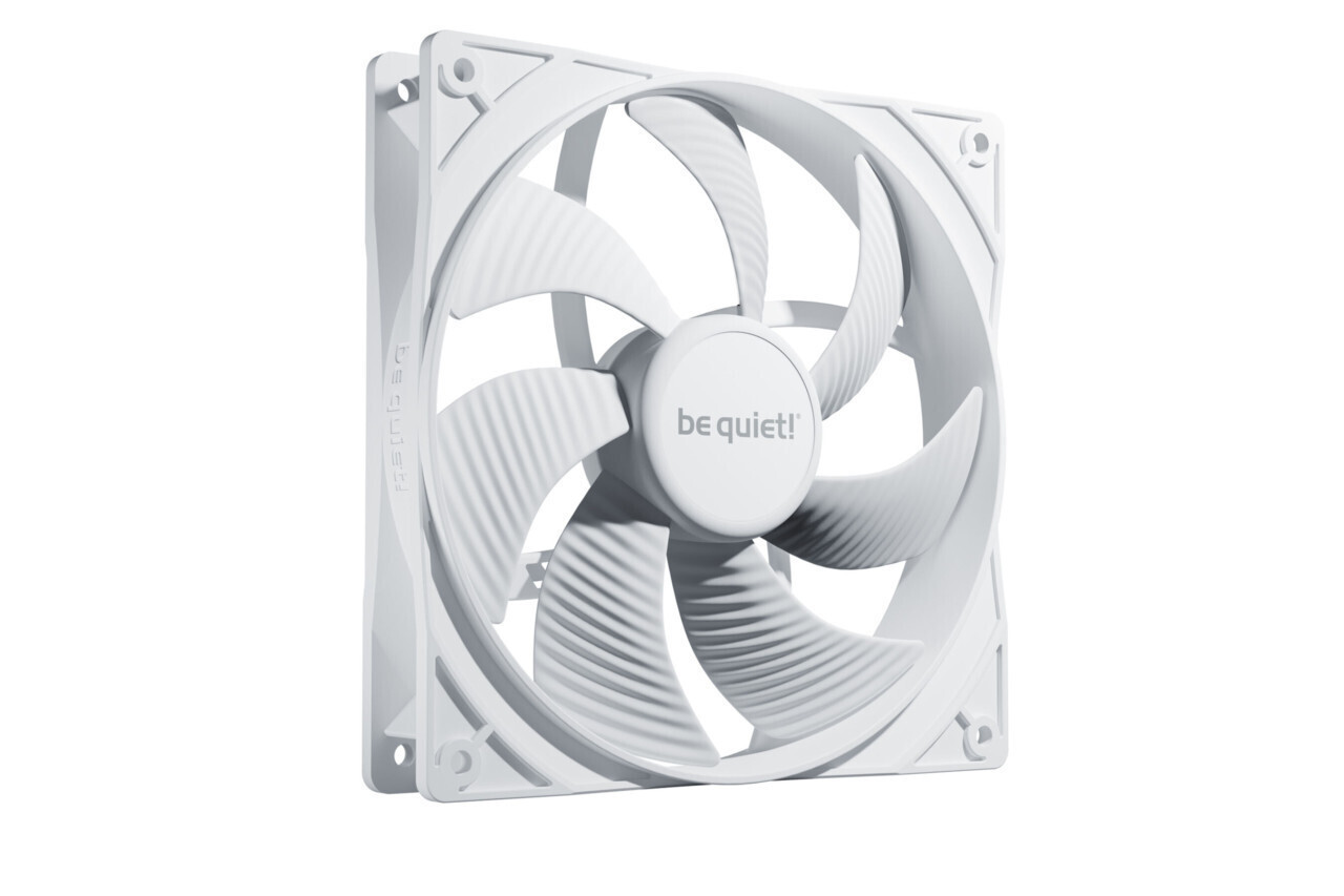 Be Quiet Pure Wings 3 Case Fan 140mm με Σύνδεση 4-Pin PWM Λευκό