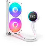 NZXT Kraken Elite 280 v2 Υδρόψυξη Επεξεργαστή Διπλού Ανεμιστήρα 140mm για Socket AM4/AM5/1700/1200/115x με RGB Φωτισμό Λευκή