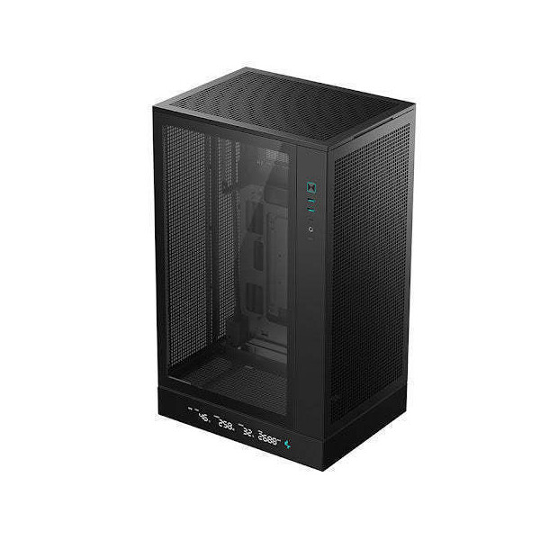 Deepcool CH270 Digital Mini Tower Κουτί Υπολογιστή με Πλαϊνό Παράθυρο Μαύρο