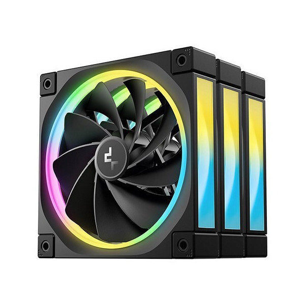 Deepcool FL12-3 IN 1 Case Fan 120mm με RGB Φωτισμό και Σύνδεση 4-Pin PWM 3τμχ