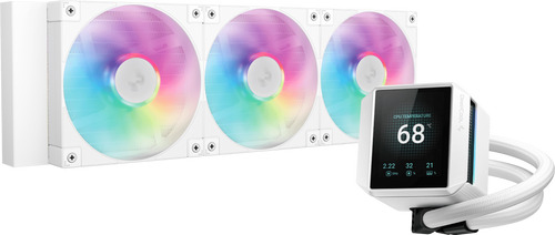 Deepcool Mystique 360 WH ARGB Υδρόψυξη Επεξεργαστή Τριπλού Ανεμιστήρα 120mm για Socket AM4/AM5/1700/1200/115x Λευκή