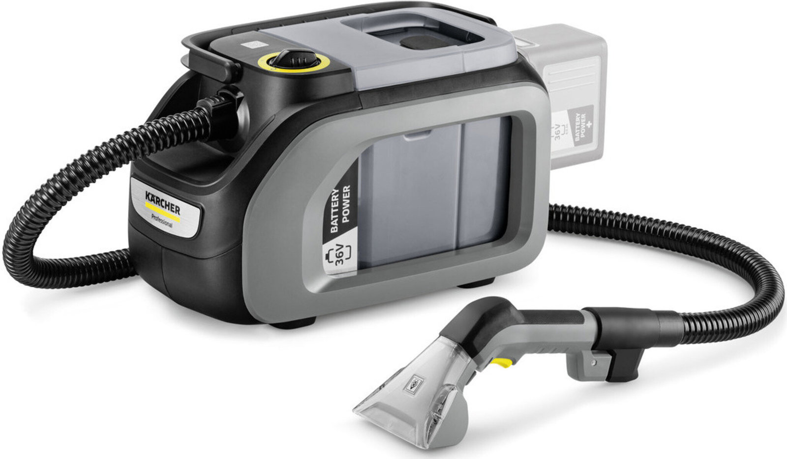 Karcher Puzzi 2/1 Bp Επαναφορτιζόμενη Σκούπα Υγρών / Στερεών με Πλαστικό Κάδο 2.9lt Κωδικός 1.101-750.0