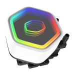 CoolerMaster MasterLiquid 360 Core II Υδρόψυξη Επεξεργαστή Τριπλού Ανεμιστήρα 120mm για Socket 1700/1200/115x με ARGB Φωτισμό Λευκή