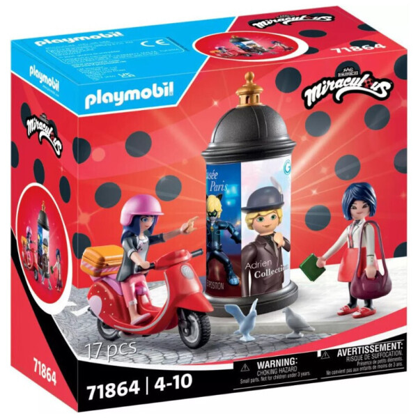 Playmobil Miraculous Βόλτα Με Σκούτερ Στο Παρίσι για 4-10 ετών