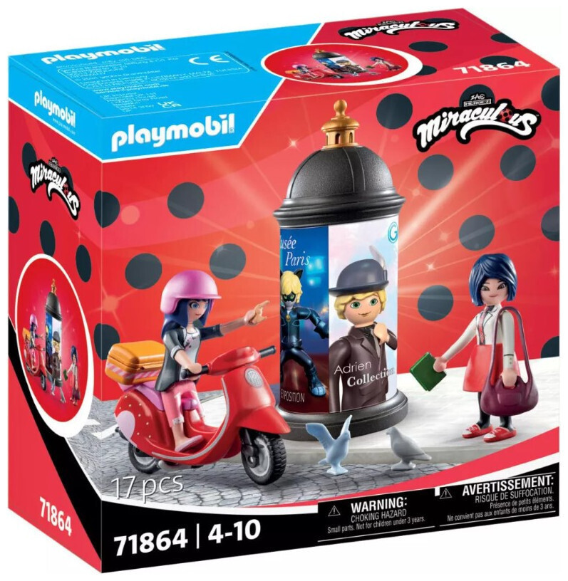 Playmobil Miraculous Βόλτα Με Σκούτερ Στο Παρίσι για 4-10 ετών
