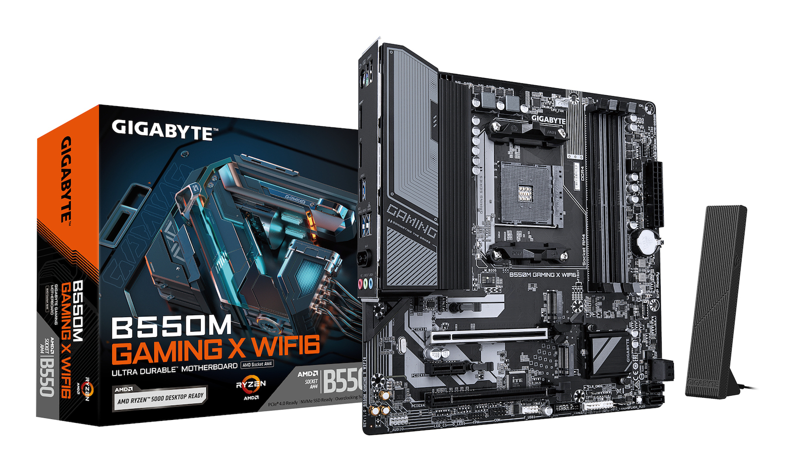 Gigabyte Gaming X WIFI6 B550 Motherboard Micro ATX με AMD AM4 Socket