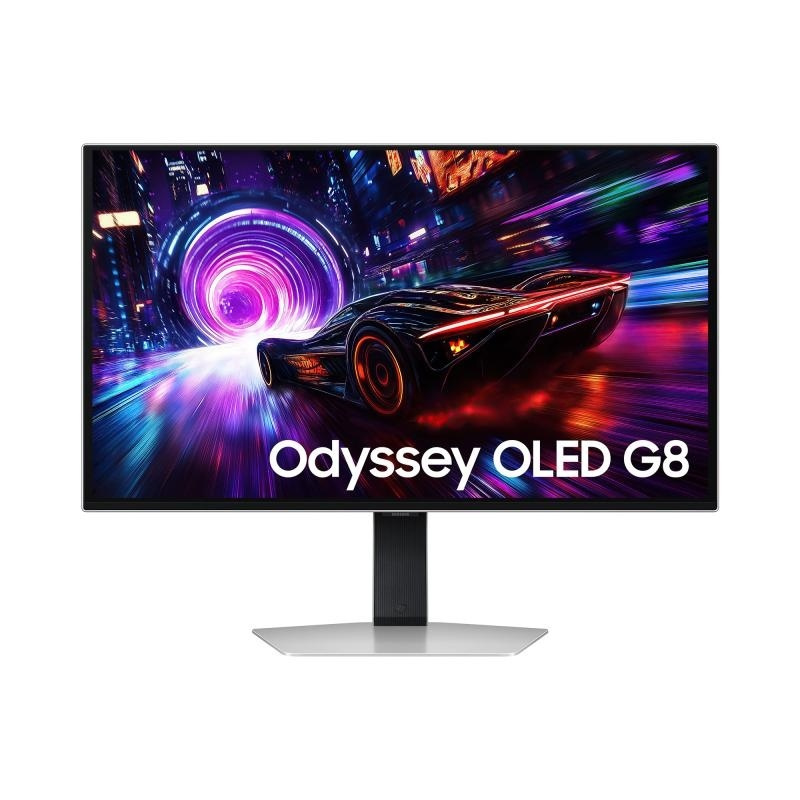 Samsung G8 G81SF OLED HDR Monitor 27 4K 3840x2160 240Hz με Χρόνο Απόκρισης 0.03ms GTG