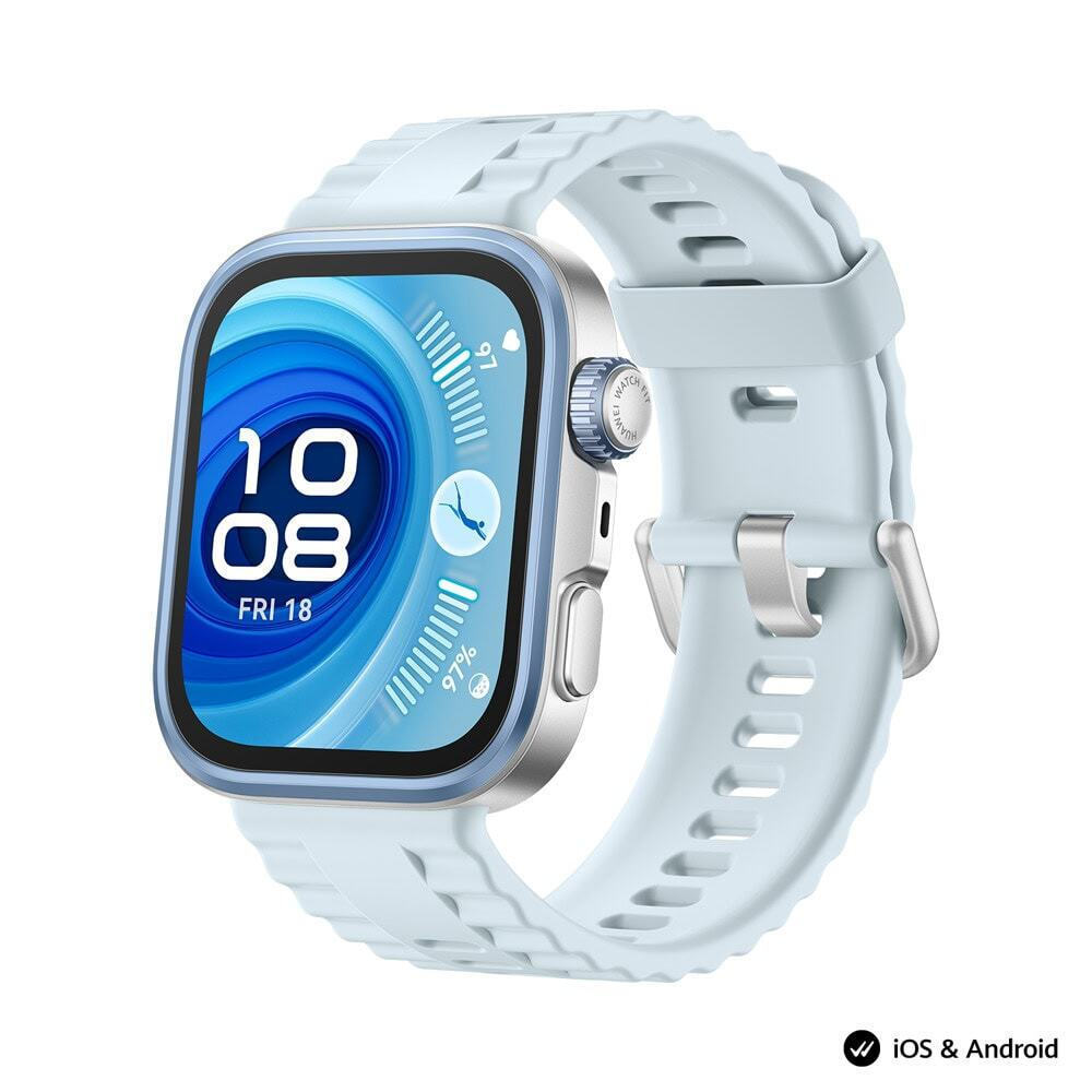 Huawei Watch Fit 4 Pro Aluminium 45mm Αδιάβροχο με Παλμογράφο Μπλε