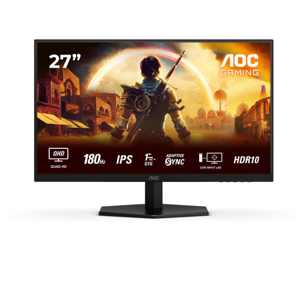 AOC Q27G42XE IPS HDR Monitor 27 QHD 2560x1440 180Hz με Χρόνο Απόκρισης 0.5ms GTG