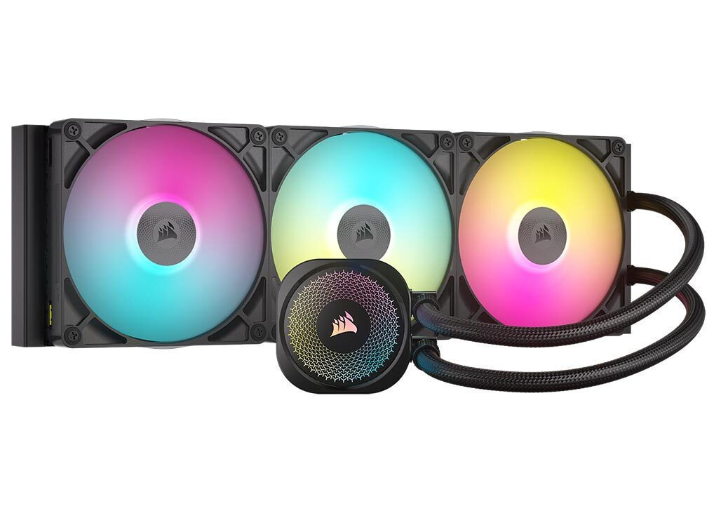 Corsair iCUE Link Titan 420 RX Υδρόψυξη Επεξεργαστή Τριπλού Ανεμιστήρα 140mm για Socket AM4/AM5/1700 με RGB Φωτισμό