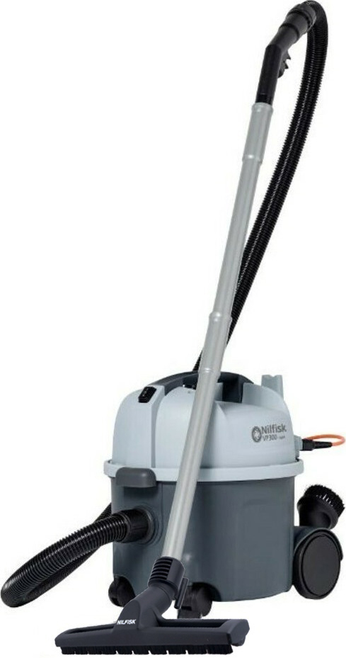 Nilfisk VP300 HEPA Basic EU Σκούπα Στερεών 800W με Πλαστικό Κάδο 10lt Κωδικός 107415322