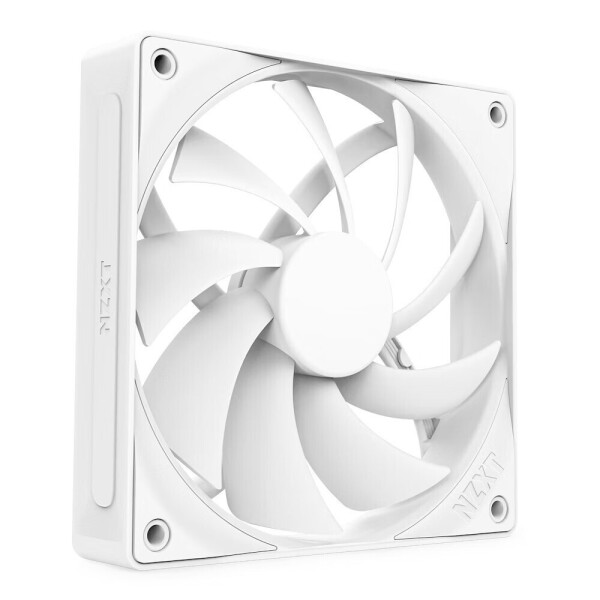 NZXT F120Q Case Fan με Λευκό Φωτισμό και Σύνδεση 4-Pin PWM Λευκό