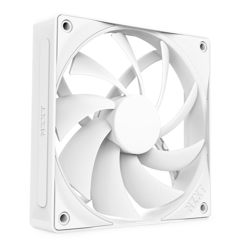 NZXT F120Q Case Fan με Λευκό Φωτισμό και Σύνδεση 4-Pin PWM Λευκό
