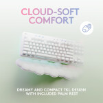 Logitech G713 Gaming Μηχανικό Πληκτρολόγιο Tenkeyless με GX Linear διακόπτες και RGB φωτισμό Αγγλικό US White Mist