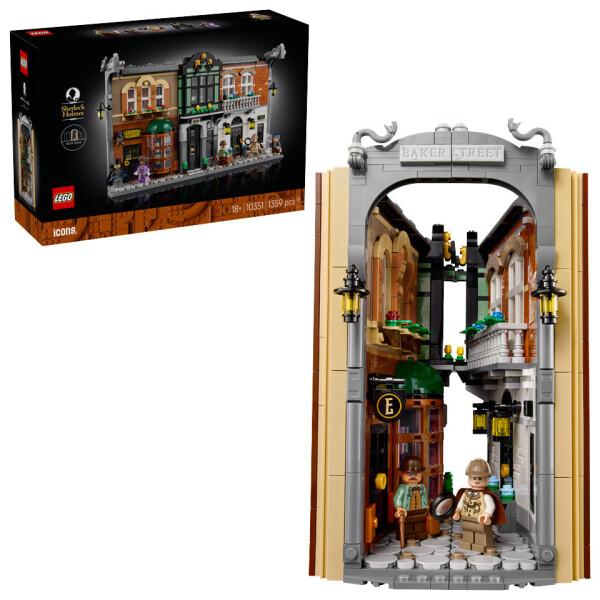 LEGO Icons Sherlock Holmes Book Nook για 18 ετών Ετών 1359τμχ Κωδικός 10351
