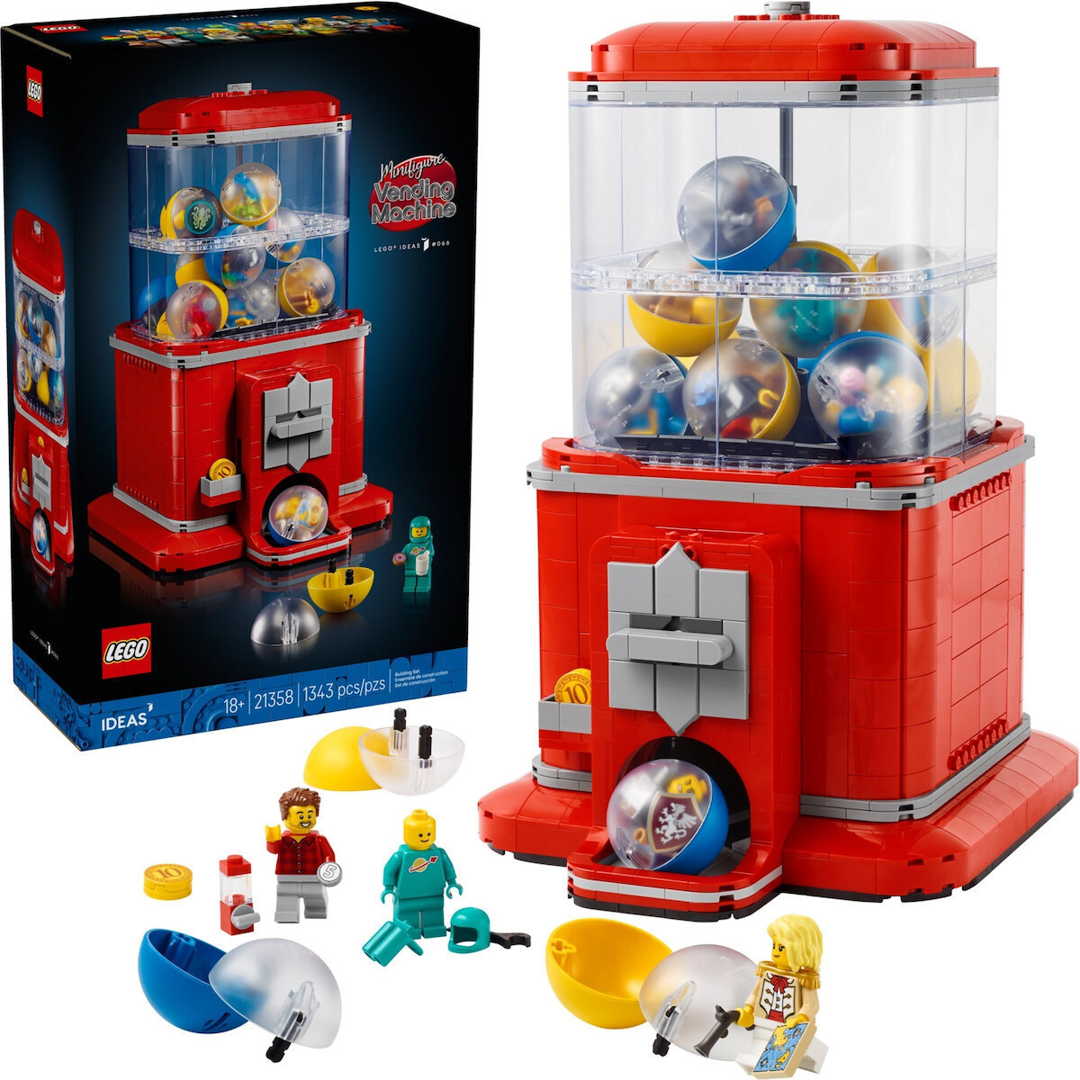 LEGO Ideas Minifigure Vending Machine για 18 ετών Ετών 1343τμχ Κωδικός 21358