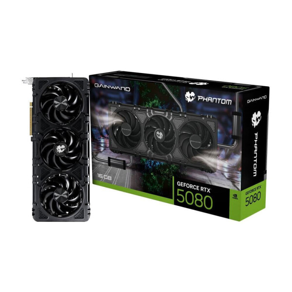 Gainward GeForce RTX 5080 16GB GDDR7 Phantom Κάρτα Γραφικών Κωδικός NE75080019T2-GB2030P