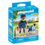Playmobil MyLife Αθλητής με Μπόρντερ Κόλεϊ για 4-10 ετών