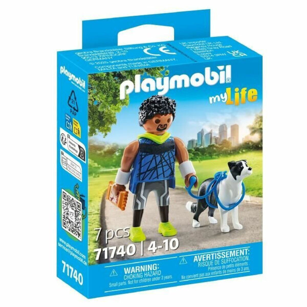 Playmobil MyLife Αθλητής με Μπόρντερ Κόλεϊ για 4-10 ετών