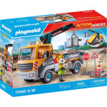 Playmobil Action Heroes Φορτηγό με Γερανό για 4-10 ετών
