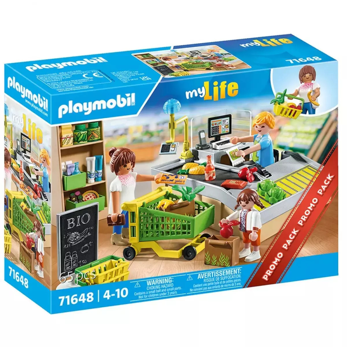 Playmobil MyLife Ταμείο Βιολογικού Καταστήματος για 4-10 ετών