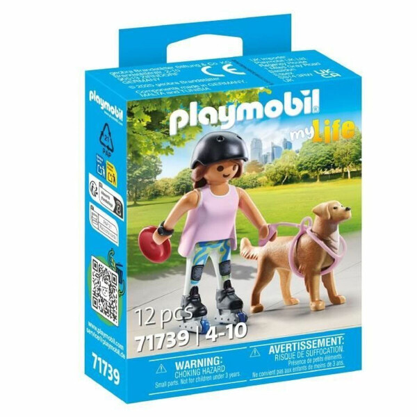 Playmobil MyLife Σκέιτερ Με Ριτρίβερ για 4-10 ετών
