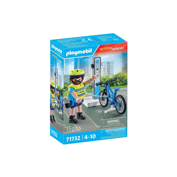 Playmobil Action Heroes Αστυνομικός με Ηλεκτρικό Ποδήλατο για 4-10 ετών