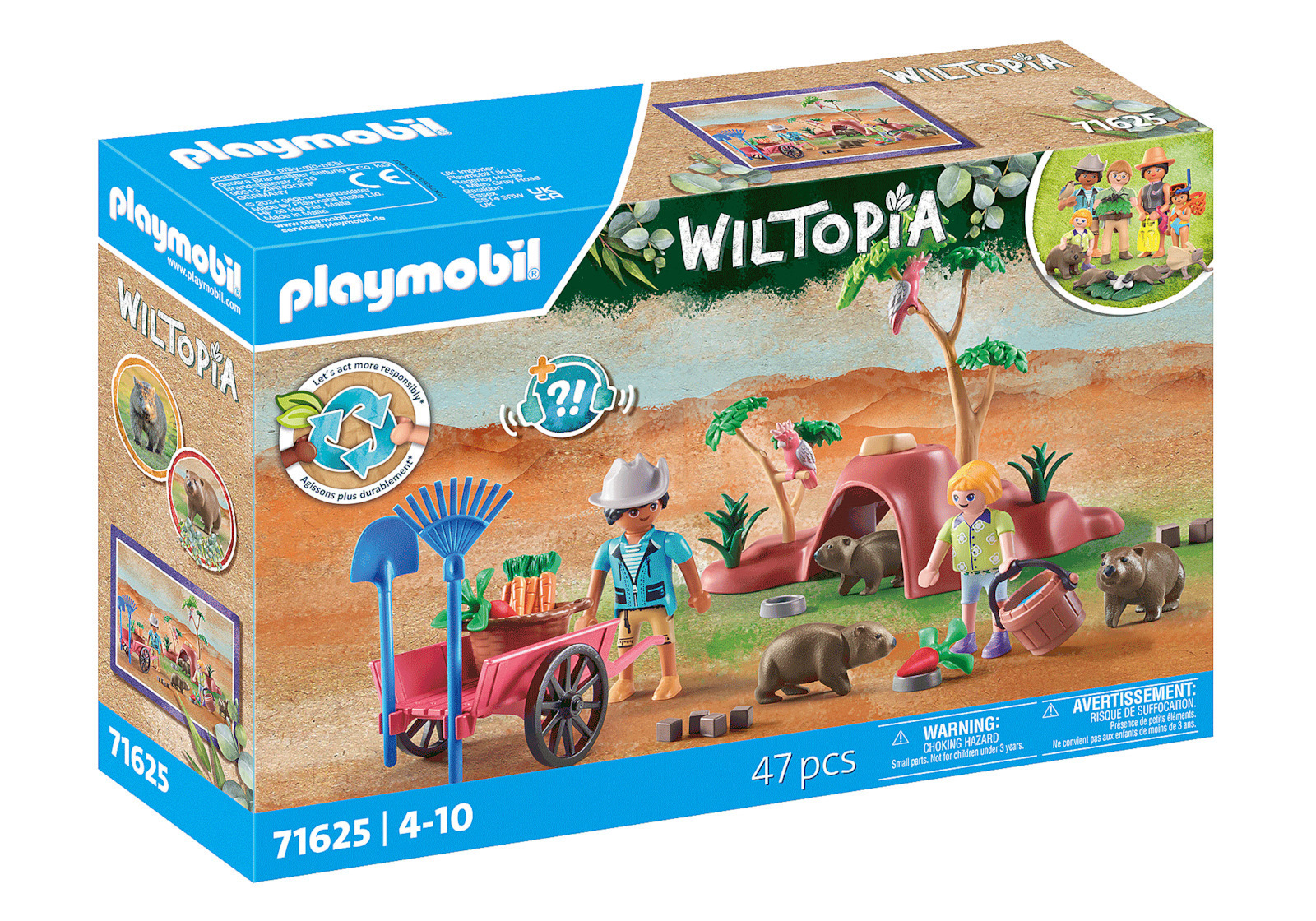 Playmobil Wiltopia Καταφύγιο Των Γούμπατ για 4-10 ετών