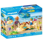 Playmobil MyLife Μαμά και Παιδάκι στην Παραλία για 4-10 ετών