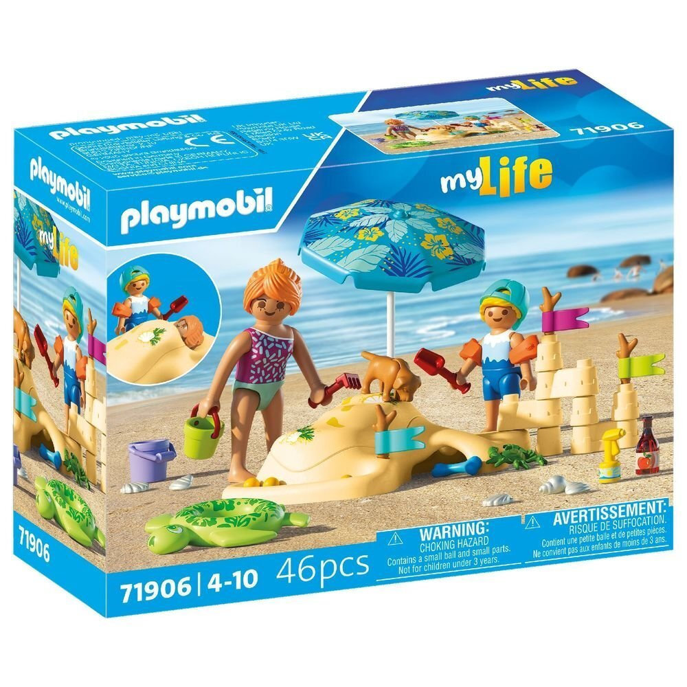 Playmobil MyLife Μαμά και Παιδάκι στην Παραλία για 4-10 ετών