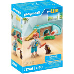 Playmobil MyLife Ινδικά Χοιρίδια με Σπιτάκι για 4-10 ετών