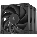 Deepcool Fd12 Case Fan 120mm με Σύνδεση 4-Pin PWM 3τμχ