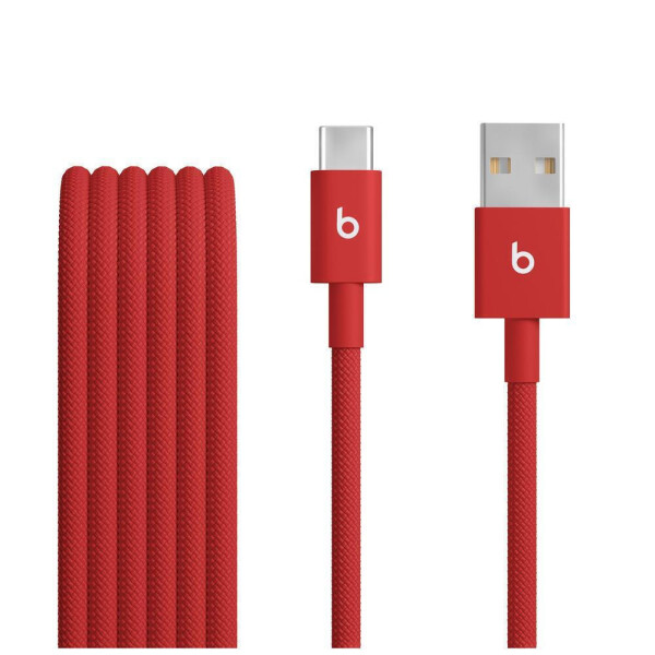 Beats Braided USB 2.0 Cable USB-C male - USB-A 15W Κόκκινο 1.5m MFEJ4EE/A