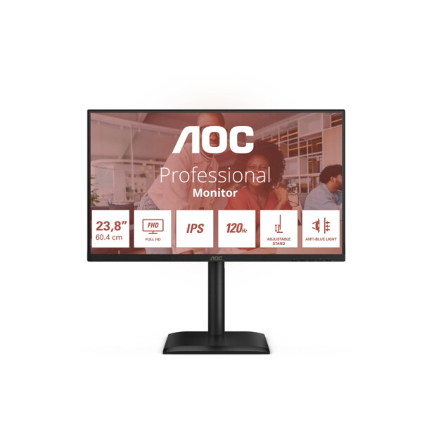 AOC 24E4U IPS HDR Monitor 23.8 FHD 1920x1080 με Χρόνο Απόκρισης 4ms GTG