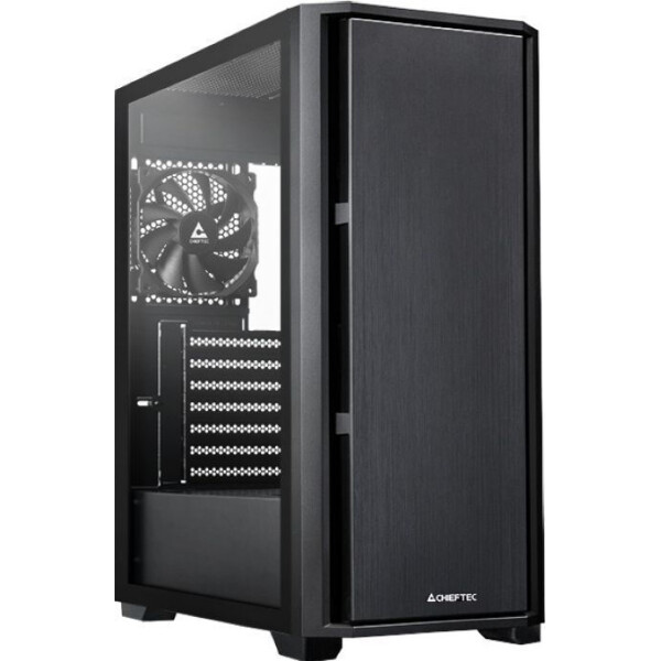 Chieftec Pro Midi TG Midi Tower Κουτί Υπολογιστή Μαύρο