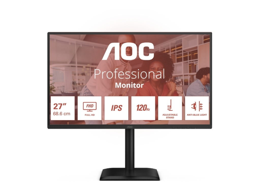 AOC 27E4U IPS HDR Monitor 27 FHD 1920x1080 με Χρόνο Απόκρισης 4ms GTG