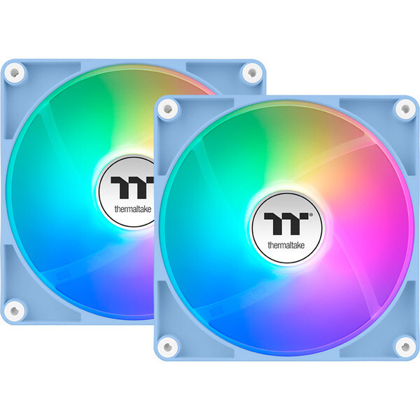 Thermaltake CT140 Reverse Case Fan με ARGB Φωτισμό 2τμχ Μπλε