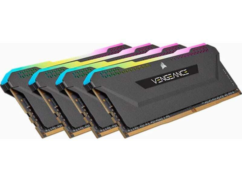 Corsair Vengeance DDR4 64GB RAM με 4x16GB Modules και Ταχύτητα 3200 για Desktop Κωδικός CMH64GX4M4E3200C16