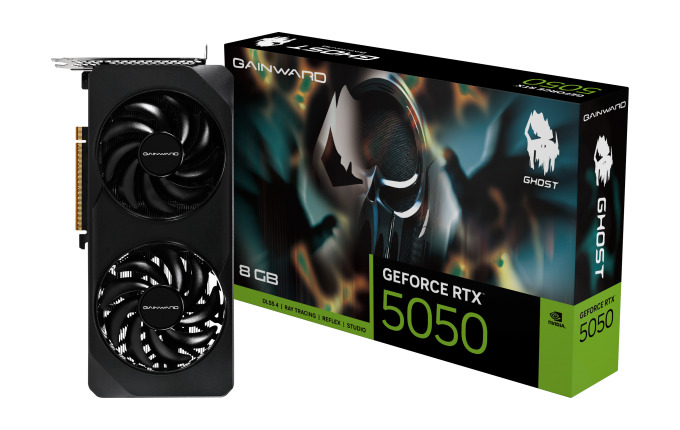 Gainward GeForce RTX 5050 8GB GDDR6 Ghost Κάρτα Γραφικών NE65050019P1-GB2070B