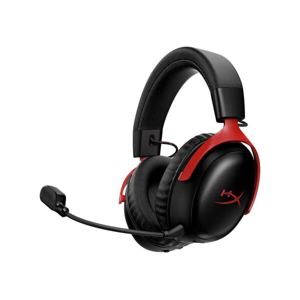 HyperX Cloud III S Ασύρματο Over Ear Gaming Headset με σύνδεση Bluetooth / USB Black/Red for Nintendo Switch / PC / PS5