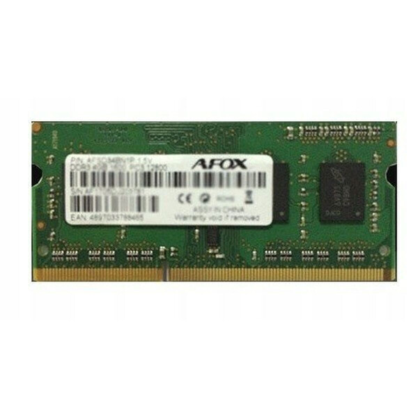 Afox DDR3 με Module 1x8GB και Ταχύτητα 1866 για Laptop Κωδικός AFSD38CK1L