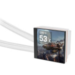 Thermaltake MAGFloe 360 Ultra Υδρόψυξη Επεξεργαστή Τριπλού Ανεμιστήρα 120mm για Socket AM4/AM5/1700/1200 με ARGB Φωτισμό Λευκή