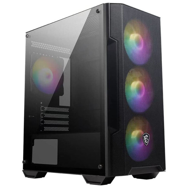 MSI MAG Forge M100A Gaming Micro Tower Κουτί Υπολογιστή με RGB Φωτισμό Μαύρο