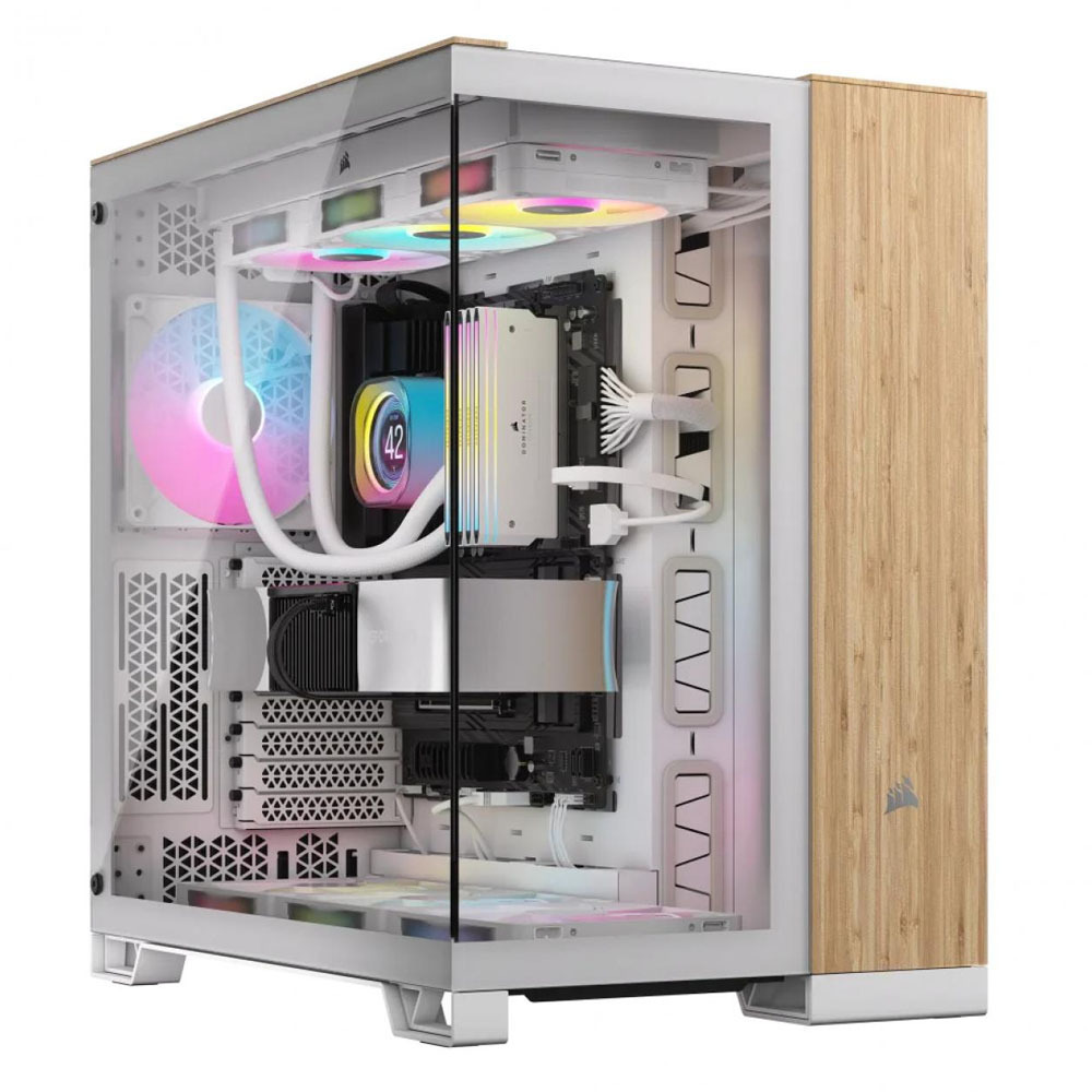 Corsair 6500X Gaming Midi Tower Κουτί Υπολογιστή με Πλαϊνό Παράθυρο Λευκό