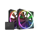 NZXT F140 RGB Case Fan με Σύνδεση 4-Pin PWM 2τμχ