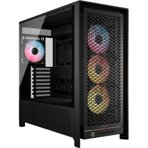 Corsair Frame 5000D RS ARGB Gaming Midi Tower Κουτί Υπολογιστή με Πλαϊνό Παράθυρο Μαύρο
