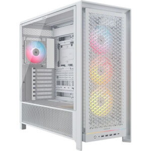 Corsair Frame 5000D RS ARGB Gaming Midi Tower Κουτί Υπολογιστή με Πλαϊνό Παράθυρο Λευκό