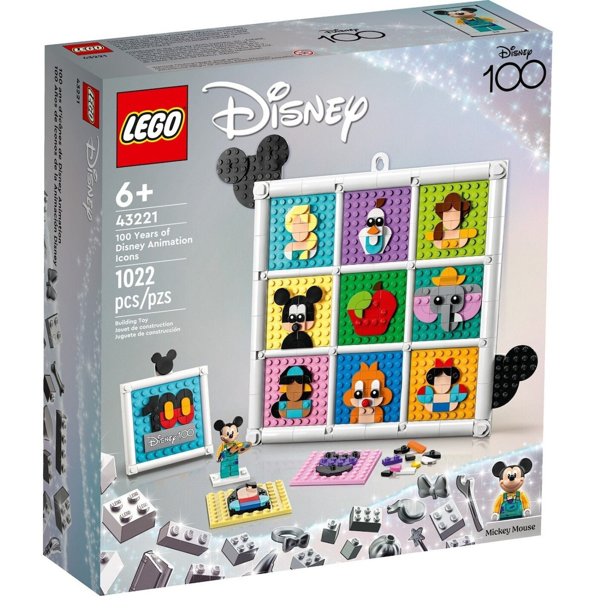 LEGO Disney Classic 100 Years Disney Animation Icons για 6 ετών Ετών 1022τμχ Κωδικός 43221
